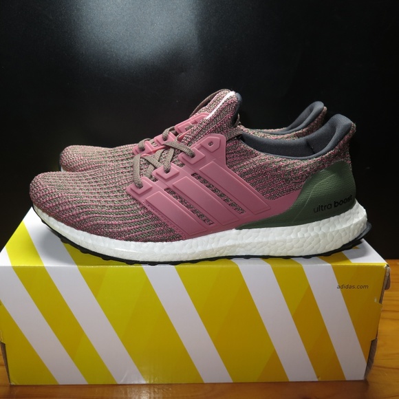 adidas ultra boost pink and green